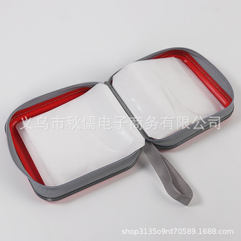 48-Piece Cd Box Plastic Cd Storage Box Portable Cd Bag Double-Sided Cd Bag Storage Car Cd Box Spot - Image 4