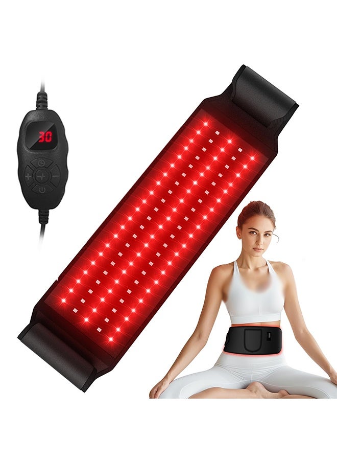YelaJoy Light Therapy Belt, Infrared Light Therapy Wrap Red Light Therapy Device for Body with Timer for Back Shoulder Waist Muscle Pain Relief for Women Men - Image 1