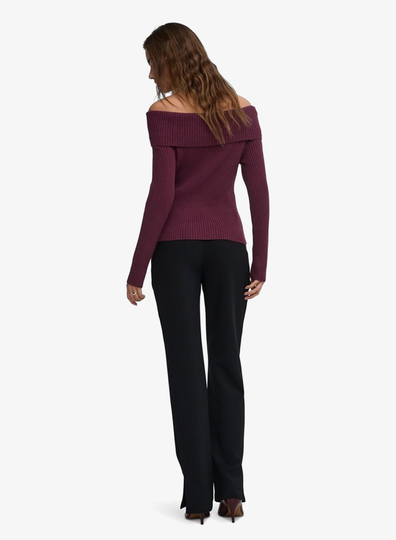 ONLY Casual Long Sleeve Off Shoulder Top - Image 2