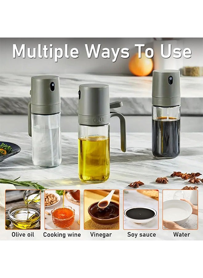 250 ml Olive Oil Spray Bottle with Oil Brush, Oil Sprayer for Cooking, Air Fryer Oil Spray Bottle, Oil Sprayer for Kitchen, Salad, Frying