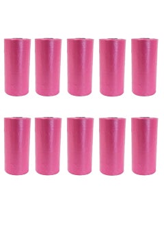 Cute 'n' Cuddle Pack of 10 Scented Diaper Disposal Bin Bag 15 Bags Per Roll For Waste Disposal - Light Pink  - Image 1