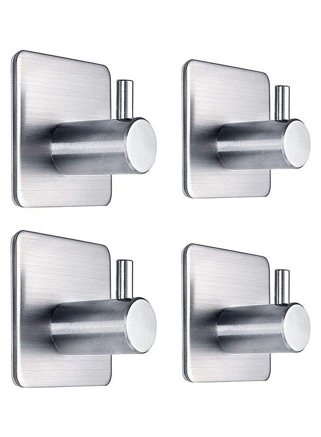 CityRiya-Long Adhesive Hook Heavy Duty Wall Adhesive Hooks for Hanging Towel Coat Hat Ultra Strong Wall Rack Hooks for Bathroom Kitchen Closet  - Image 1