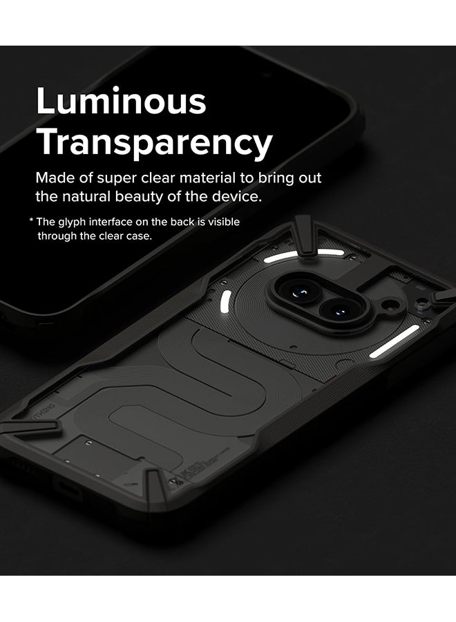 Ringke Fusion-X Compatible With Nothing Phone (2A) Case , Anti-Scratch Dual Coating Advanced Rugged Hybrid Heavy Duty Bumper Phone Case Cover - Grey - Image 3