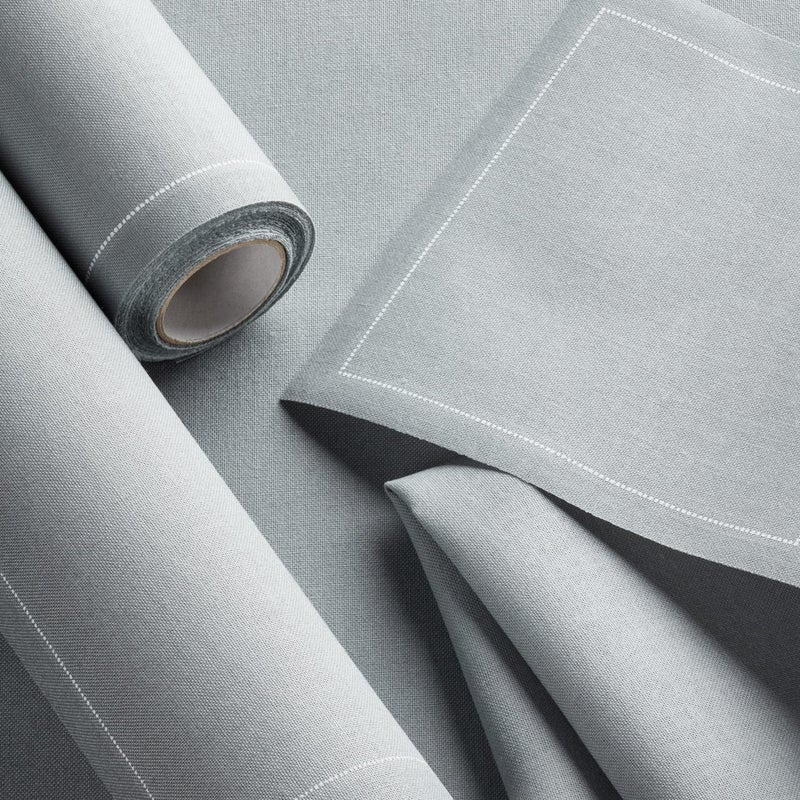 MY DRAP Cotton Cocktail Napkin - 4.3 x 4.3 in - 50 units per roll - Grey - Image 5