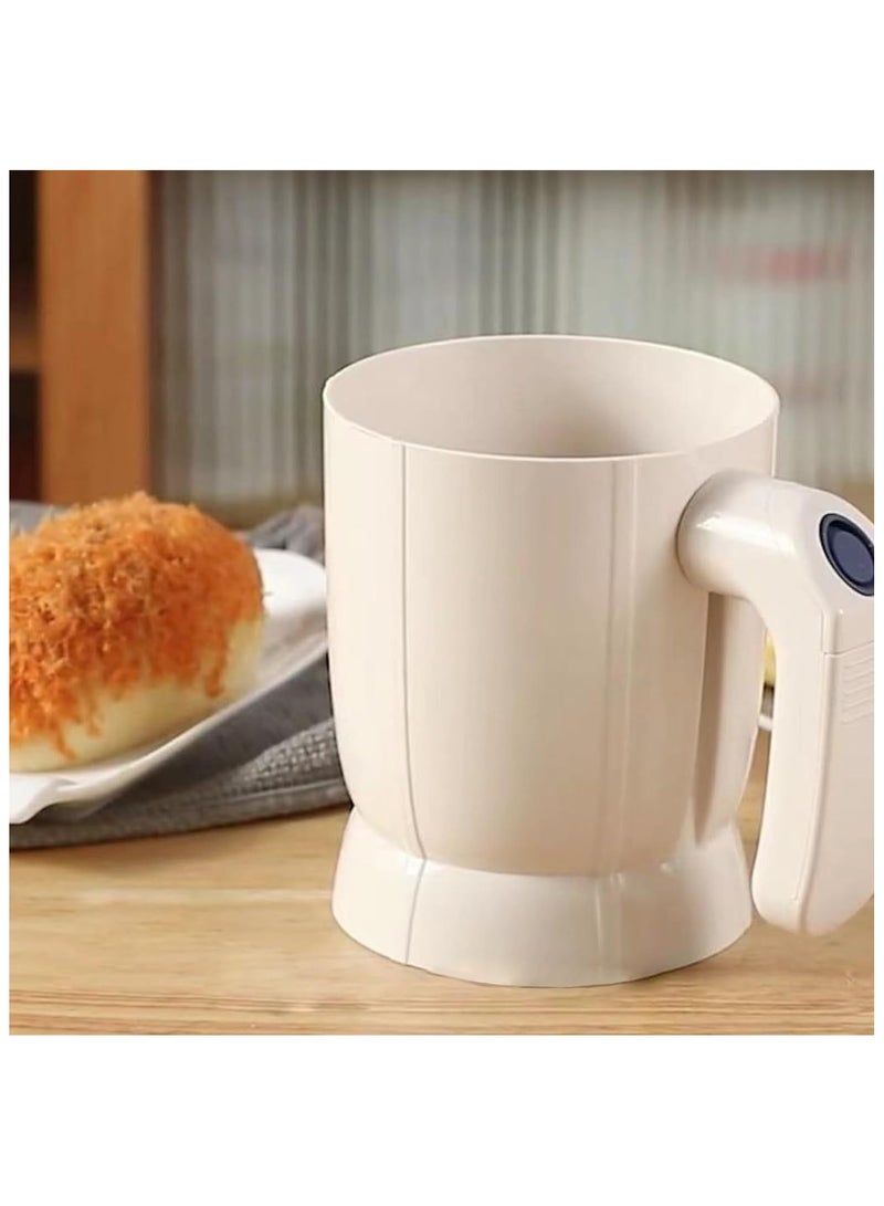 Battery Operated Electric Flour Sifter for Baking A Convenient Pastry Baking Kitchen Utensil - Image 1