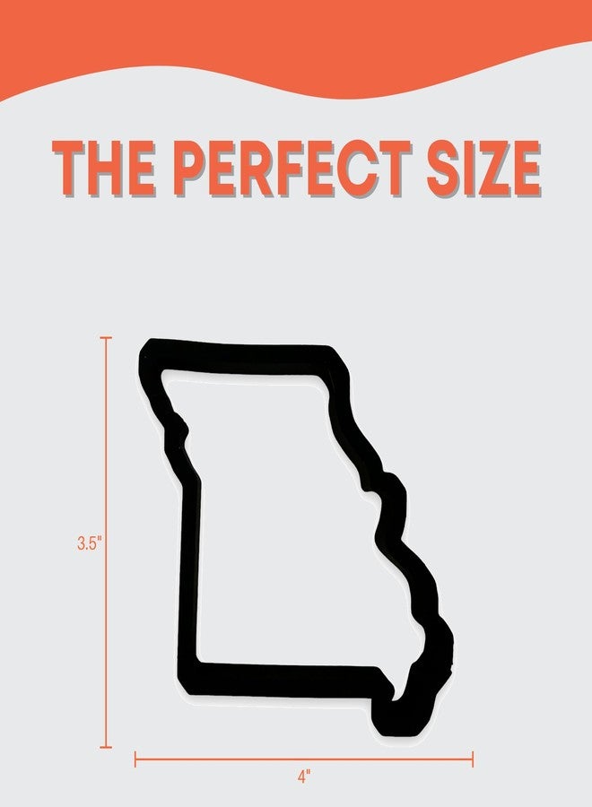 Bundle of Fun Missouri State Cookie Cutter with Easy to Push Design (3.5 inch) - Image 2