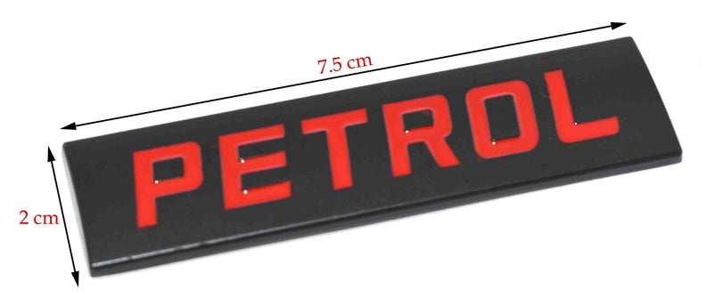 Incognito Petrol Reusable Sticker For Car Fuel Tank, Metal (Black) - Image 2