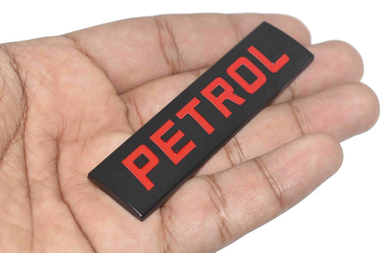Incognito Petrol Reusable Sticker For Car Fuel Tank, Metal (Black) - Image 1