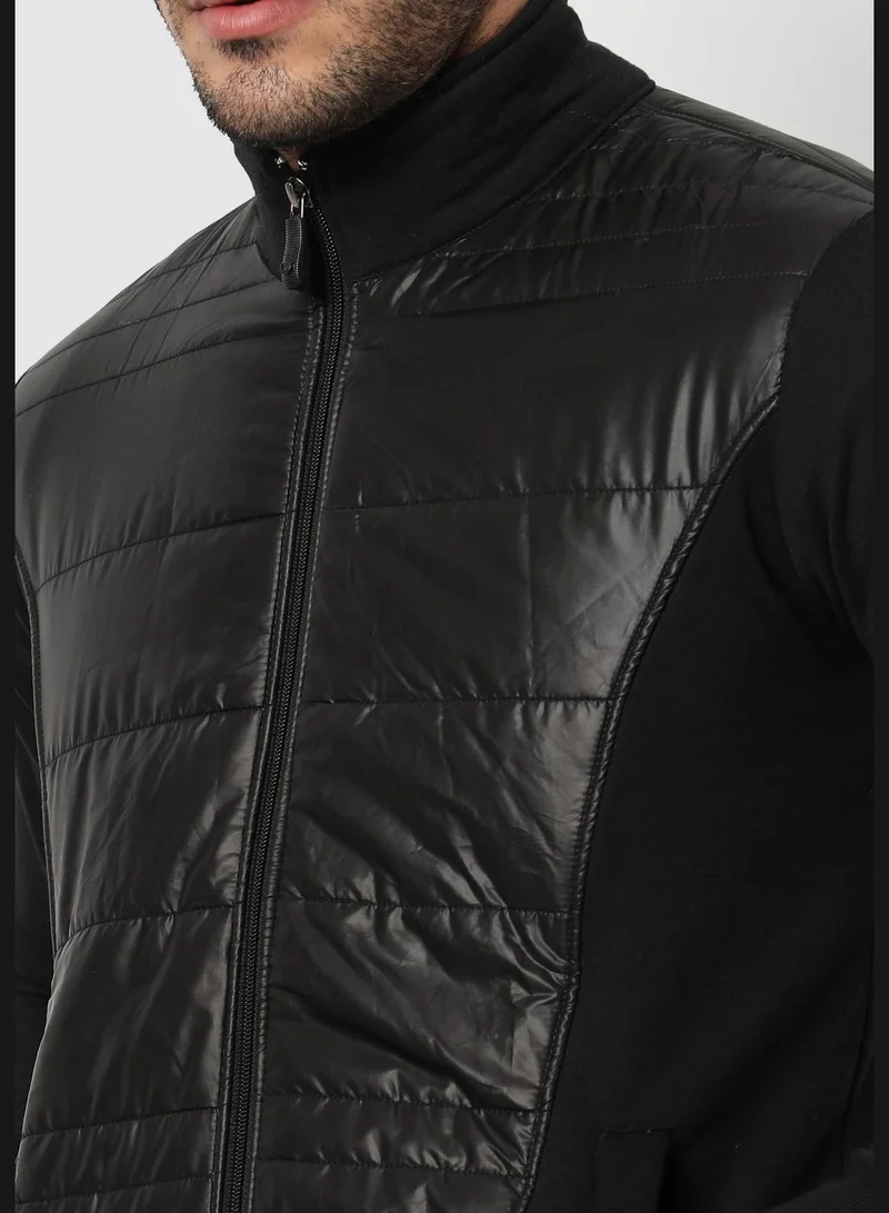 Campus Sutra High Neck Bomber Jacket