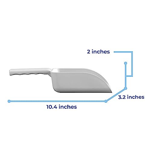 Remco Vikan Remco 63005 Color-Coded Plastic Hand Scoop - BPA-Free Food-Safe Kitchen Utensils, Restaurant and Food Service Supplies, 16 oz, White - Image 2