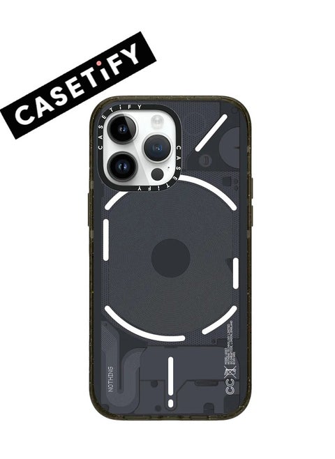 Apple iPhone 15 Pro Max Case,Co-Branding with Nothing  Magnetic Adsorption Phone Case - Black