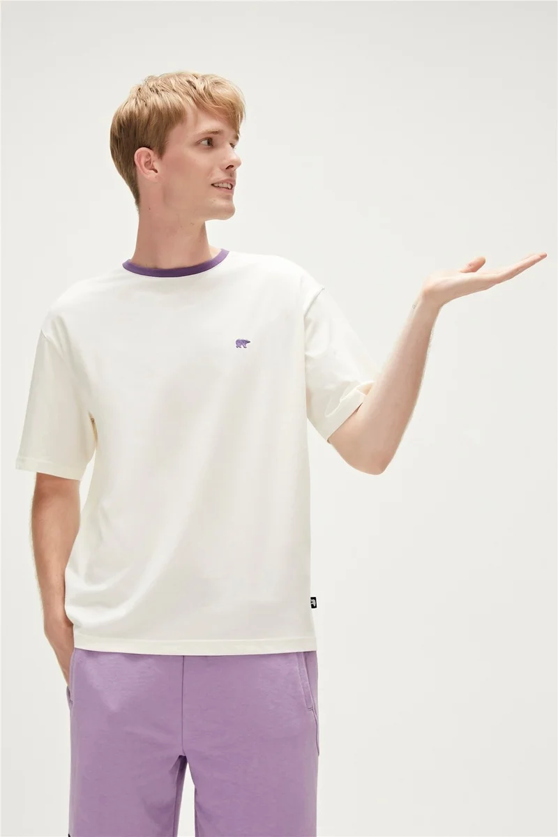 باد بير Adios T-Shirt Marshmallow White Basic Men's T-Shirt10