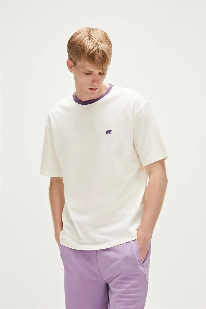 باد بير Adios T-Shirt Marshmallow White Basic Men's T-Shirt10