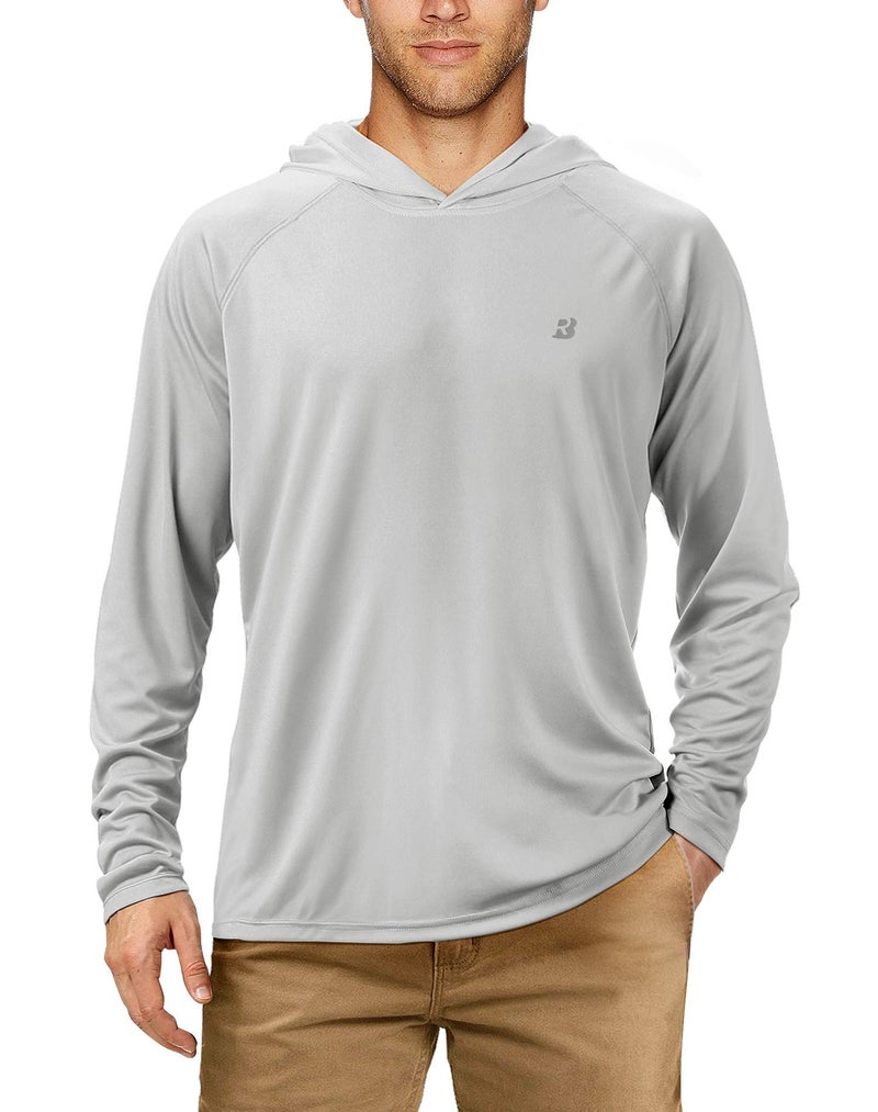 Roadbox UPF 50+ Fishing Shirts for Men Long Sleeve Sun Protection Lightweight Outdoor UV Hiking Shirts - Image 1