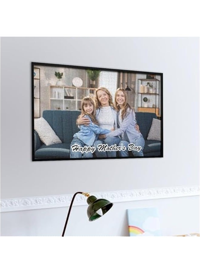 احجية صور مخصصة هدية لل، ، الزفاف، احجية الصور المقطوعة الشخصية من الصورة، احجية الصور المقطوعة الخشبية للبالغين والاصدقاء والصديقة والعائلة - 300/500/1000 قطعة - Image 3