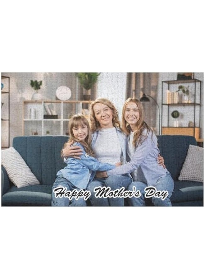 احجية صور مخصصة هدية لل، ، الزفاف، احجية الصور المقطوعة الشخصية من الصورة، احجية الصور المقطوعة الخشبية للبالغين والاصدقاء والصديقة والعائلة - 300/500/1000 قطعة - Image 2