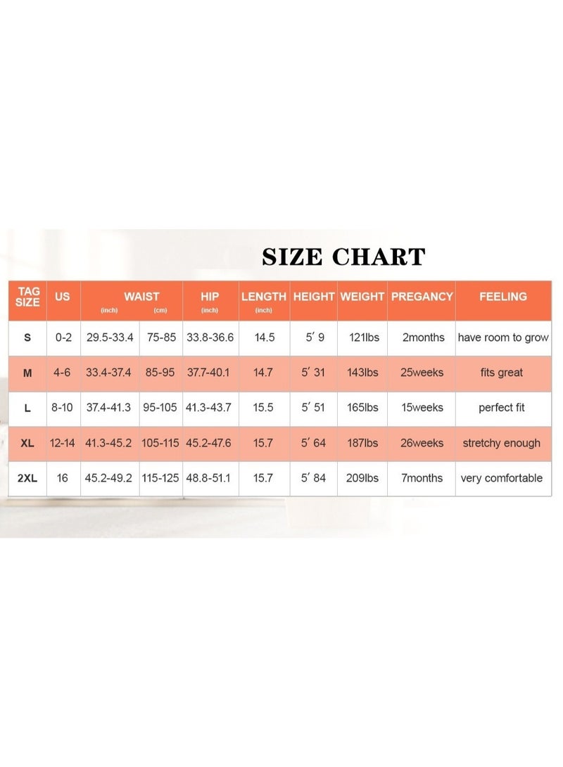 MARHABABY Maternity Support Pants Seamless Shapewear with Belly Support, Soft, Stretchy & Breathable Pregnancy Shorts for Dresses - Image 2