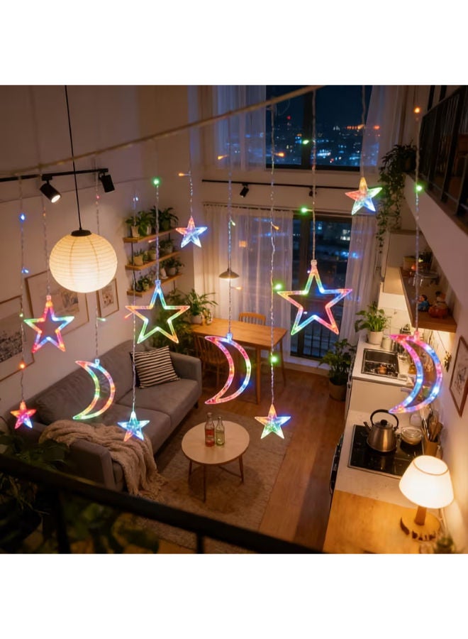 LED  Moon Curtain Light with  RGB Night Light - Image 2