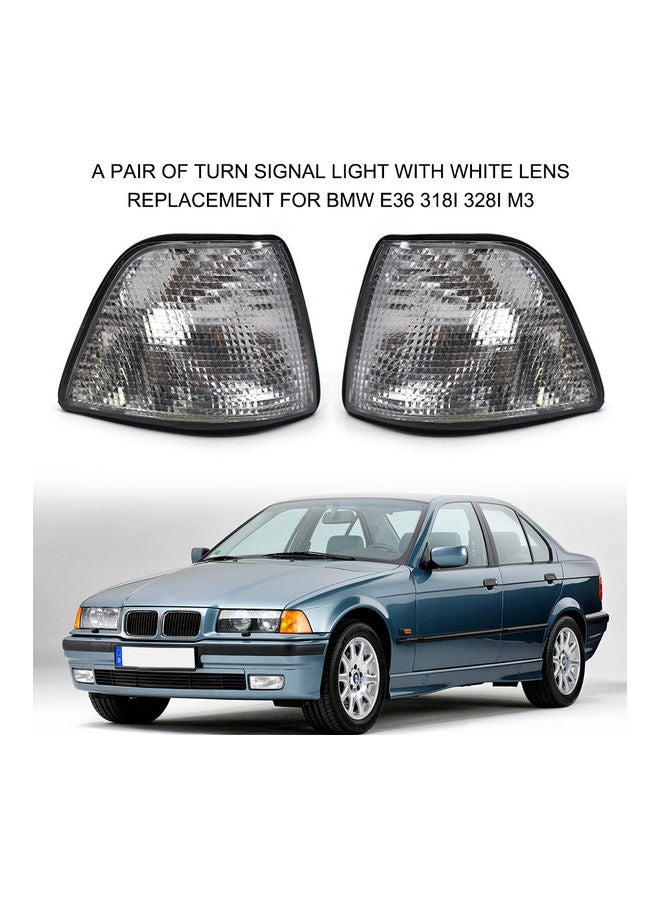 Loquat 2-Piece Turn Signal Light With White Lens - Image 3