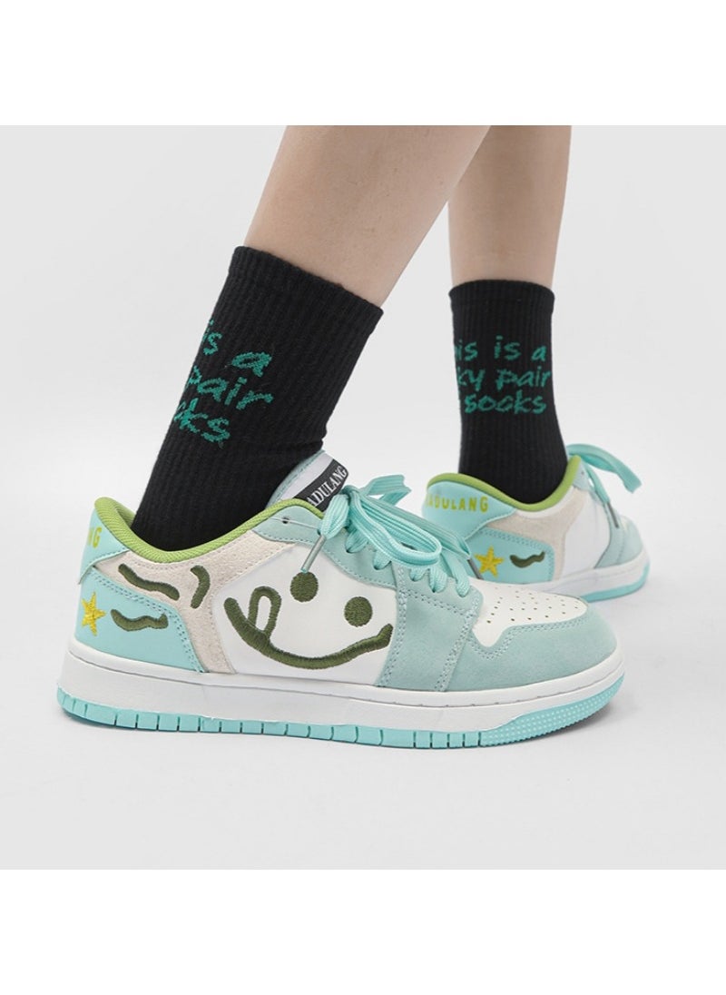 KUYING - New Thick Sole Elevated Board Shoes - Image 1