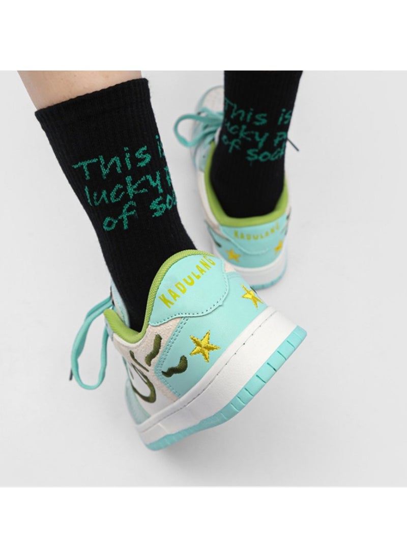 KUYING - New Thick Sole Elevated Board Shoes - Image 1
