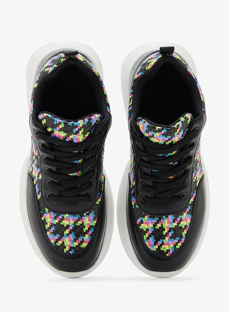 جينجر سنيكرز تشاكي بنقوش منسوجة - Image 4