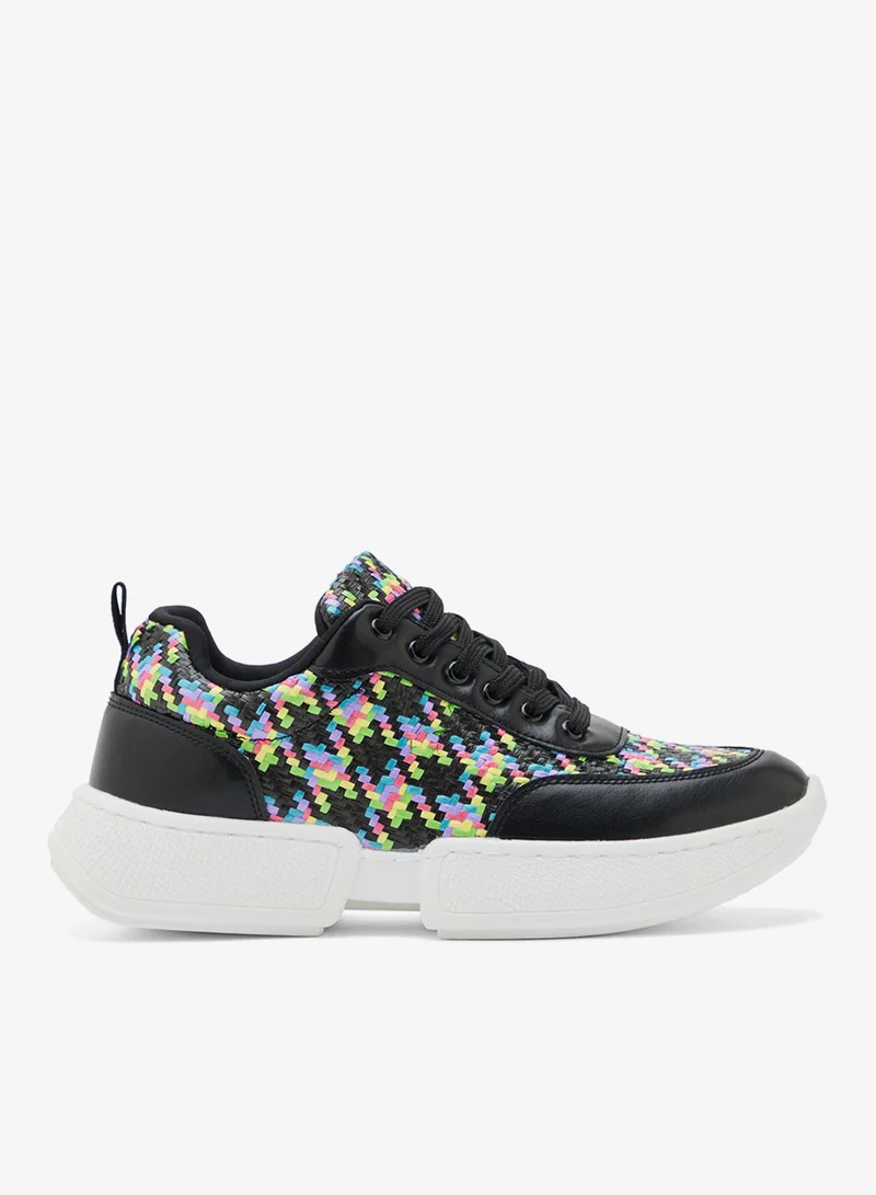 Ginger Weave Panel Chunky Sneakers