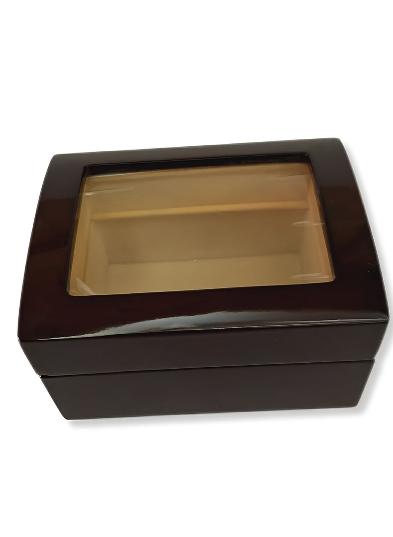 الزعابية صندوق خشبي كلاسيكي فارغ للعود 10*8*5.5 سم - Image 3