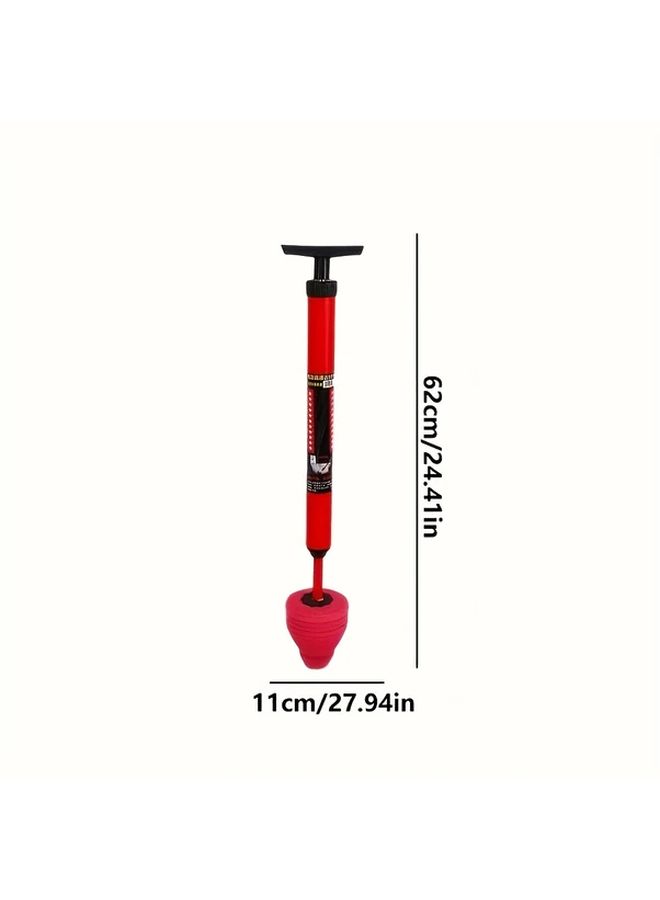Heavy Duty Toilet Drain Cleaner Tool With Ergonomic Red Rubber Grip For Sink Shower Bathtub Clog Remover Professional Home Plumbing Bathroom Drain Snake Alternative Comfortable Handle Robust Construction - Image 3