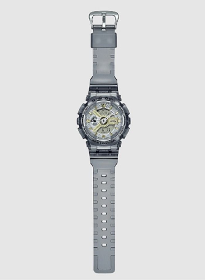 كاسيو ساعة كاسيو جي شوك النسائية التناظرية الرقمية حزام الراتنج GMA-S110GS-8ADR. - Image 3