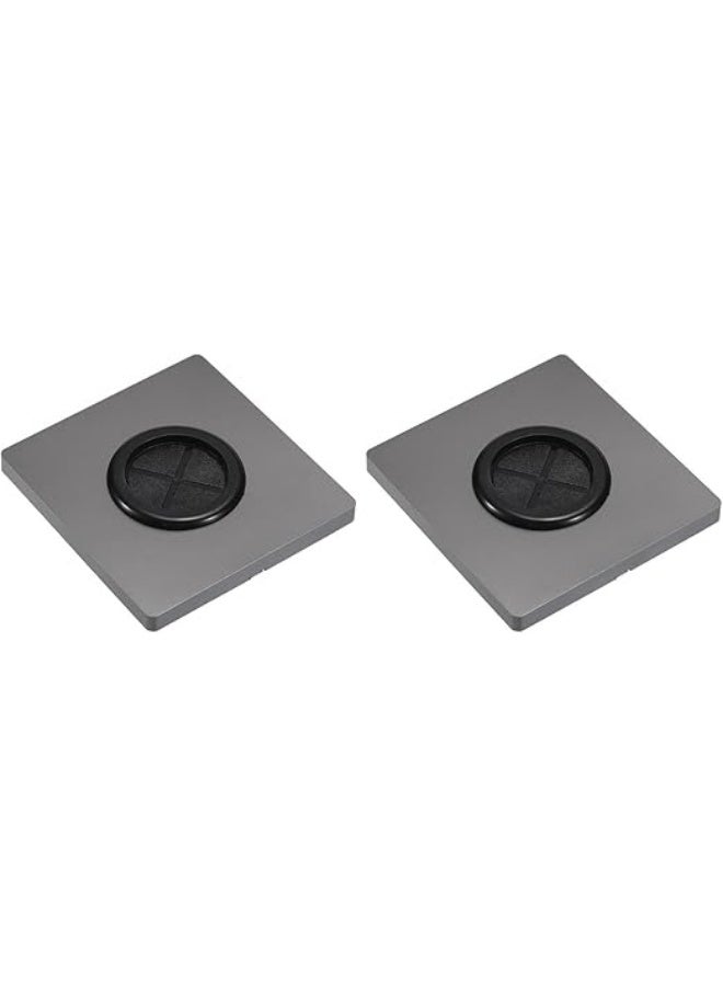 إيروريكس طقم لوحة حائطية مزودة بفرشاة، مكون من قطعتين، غطاء مدخل كابلات مثبت في الحائط لإدارة الكابلات بكفاءة، لوحة أمامية مقاس 35 مم مع ملحق فرشاة، حل منظم المقبس، غطاء فتحة كابل مثبت على الحائط - Image 5