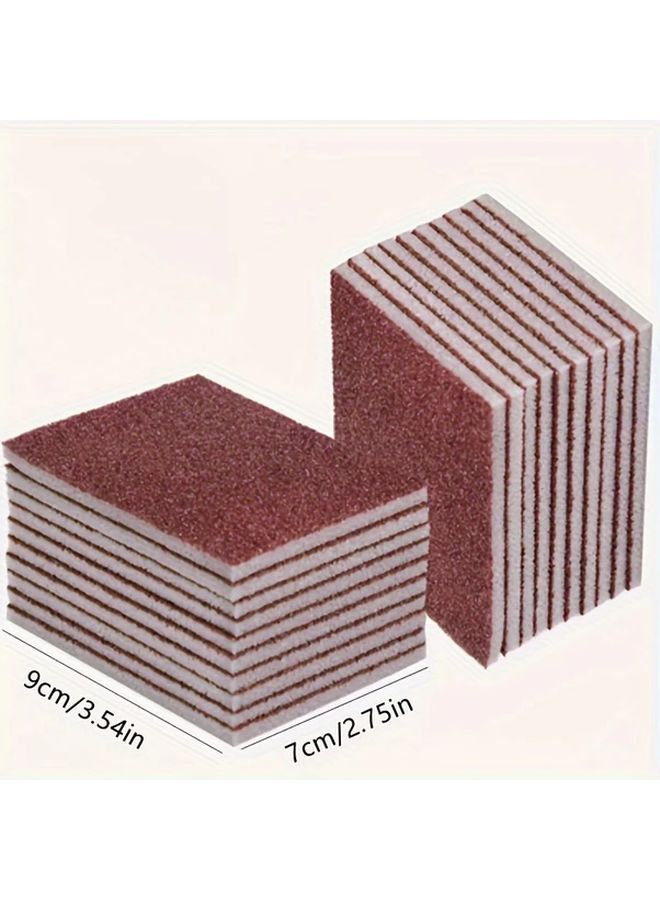 5 Pack Sandpaper Sponge Scrub Pads Rust Remover Kitchen Cleaning Brush Manual Sanding Tool - Image 4