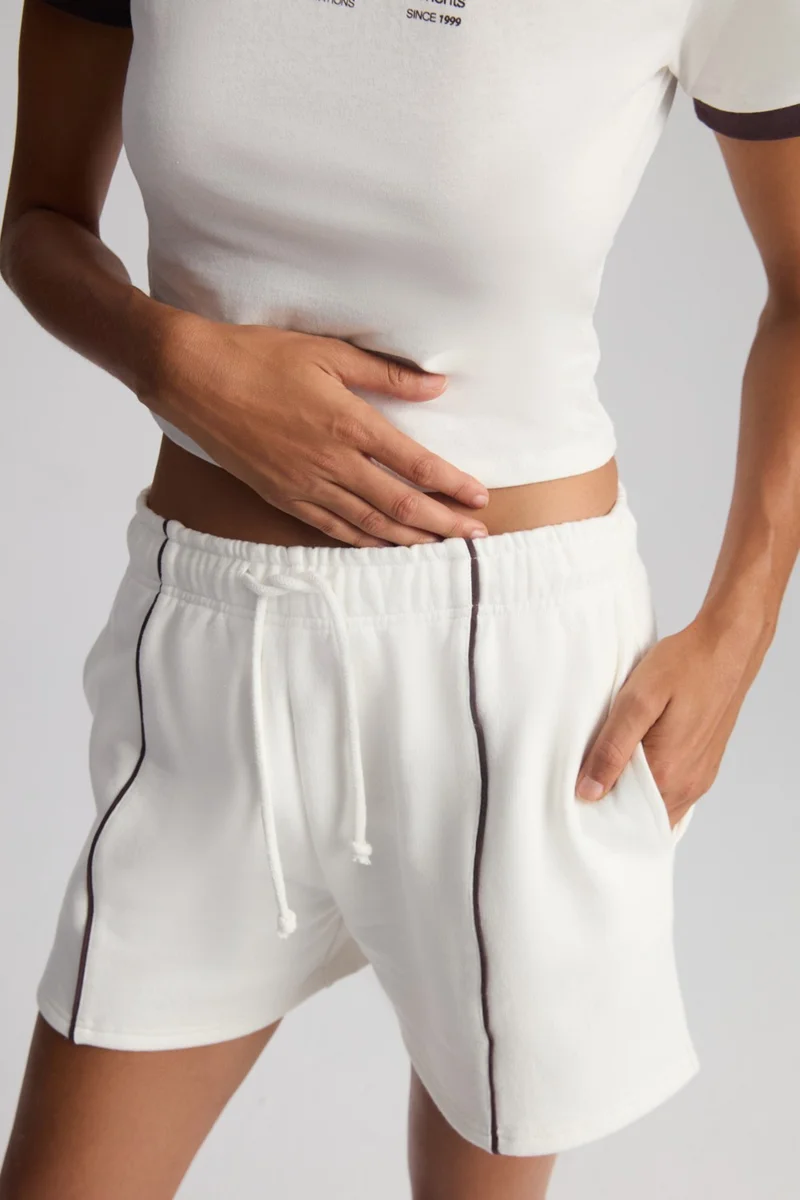 جريميلانج Katarına Women's 100% Cotton Ecru Tracksuit