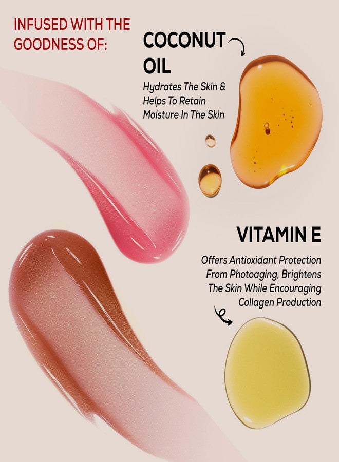 INSIGHT Professional Hydrating Lip Gloss - Cherry Spritz | Non-Sticky, Long-Lasting Moisture & Shine | Infused with Vitamin E & Coconut Oil | Sheer, Glossy Finish | For Soft, Plump Lips (10g) - Image 5