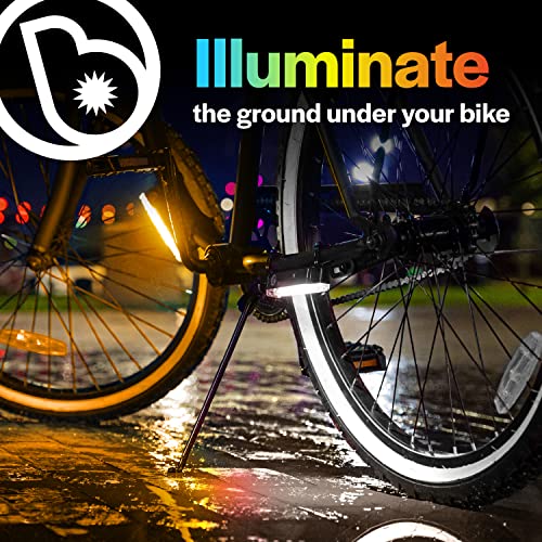 Brightz GoBrightz LED Bike Frame Light, Yellow - Cool Underglow Bike Light for Riding at Night Bicycle Scooter Stroller Stocking Stuffers for Boys Girls Teens Ages 5 6 7 8 9 10 11 12 13 - Image 2