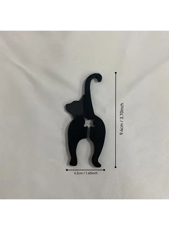 Kitten Style 4Pcs Reusable Cat Butt Bread Bag Clips Keep Food Fresh Longer - Image 2