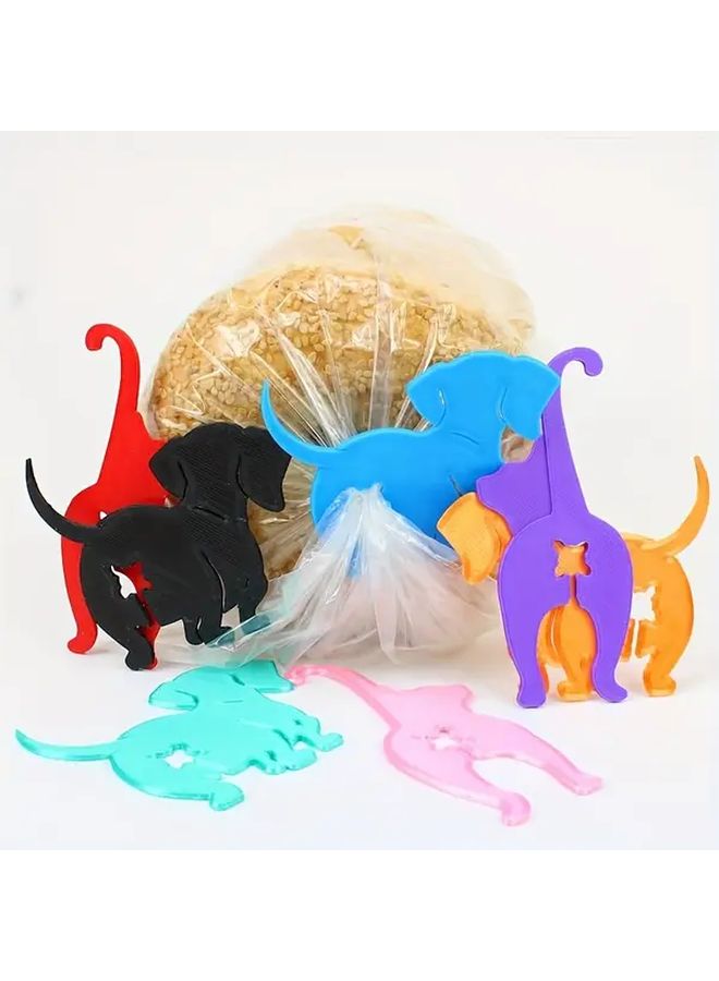 Kitten Style 4Pcs Reusable Cat Butt Bread Bag Clips Keep Food Fresh Longer - Image 5