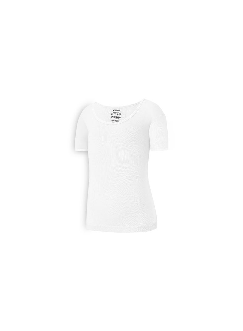 Mariposa Mariposa Girls Undershirts White  2 Pack  - Image 3