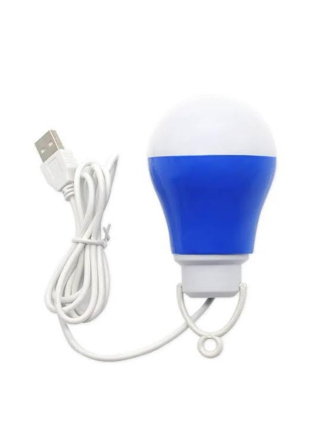 USB LED Light Bulb 5W Camping Tent Emergency Led Light Bulb Powered By Power Bank Computer Laptop - Image 1
