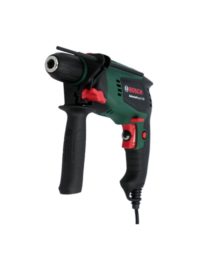 بوش مثقاب بدون مفتاح 701 وات 220 فولت مع ملحقات أسود وأخضر 13 ملم JE0 603 131 070.B - Image 2