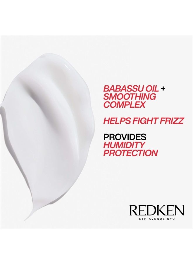 Redken Frizz Dismiss Rebel Tame Heat Protective Leave-In Cream | Hydrating Frizz Control | Anti Frizz Hair Protection | Sulfate Free | 8.5 Fl Oz, Package May Vary - Image 5