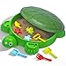 VROGTIK Turtle Sandbox with Lid Beach Toys Set 38 Kids Sandbox for Toddlers 38 Indoor Outdoor Sensory Play Sand Box with Cover Summer Gift for Ages 38 - Image 2