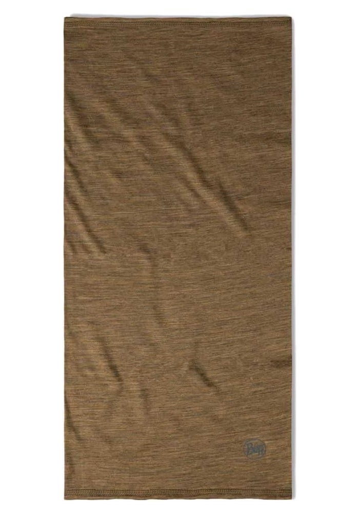 Buff Lightweight Merino Wool Multifunctional Scarf - Multistripes Coyote - Image 2