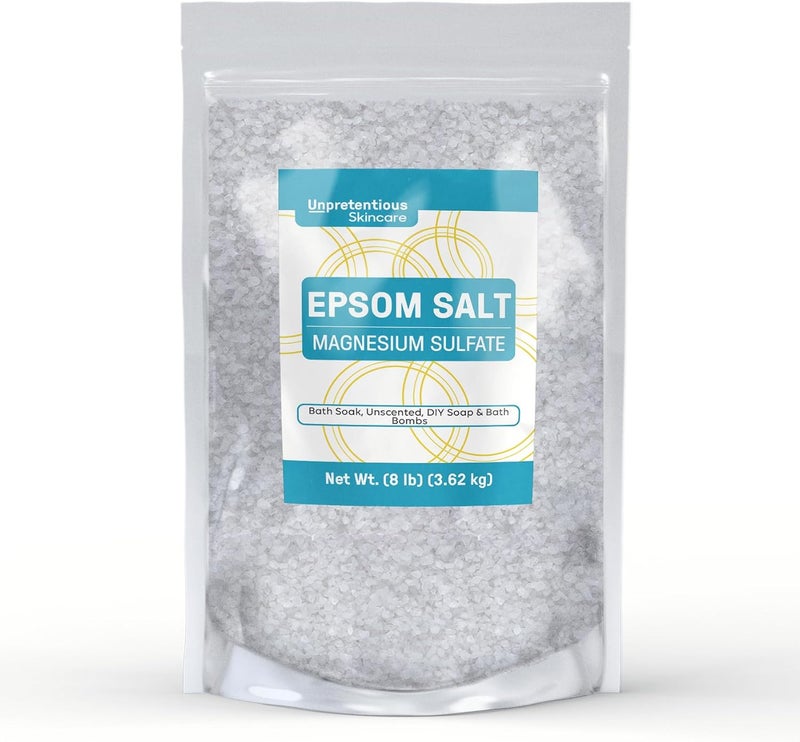 Unpretentious Epsom Salt, 8 lb, Soaking Solution, Unscented