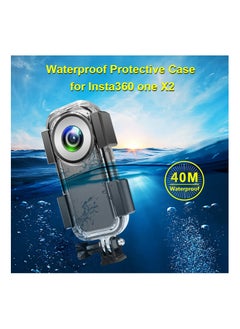 KASTWAVE Waterproof Case Housing Dive Case for Insta360 ONE X2 Action Camera, Waterproof Up to 40m/131ft, for Diving, Snorkeling, Swimming  - Image 2