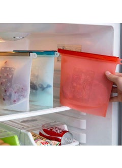 ANYM ANYM Airtight Zip Lock Silicone Reusable Leakproof Preservation Bag for Vegetable Food Refrigerator Storage 1 Piece  - Image 5