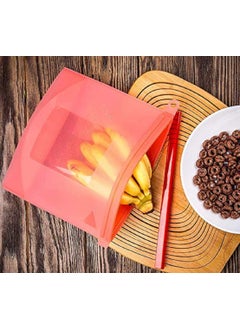 ANYM ANYM Airtight Zip Lock Silicone Reusable Leakproof Preservation Bag for Vegetable Food Refrigerator Storage 1 Piece  - Image 2