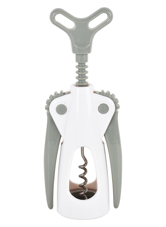 Prestige Plastic Winged Corkscrew Grey/White 24x8.8x1.2cm - Image 1