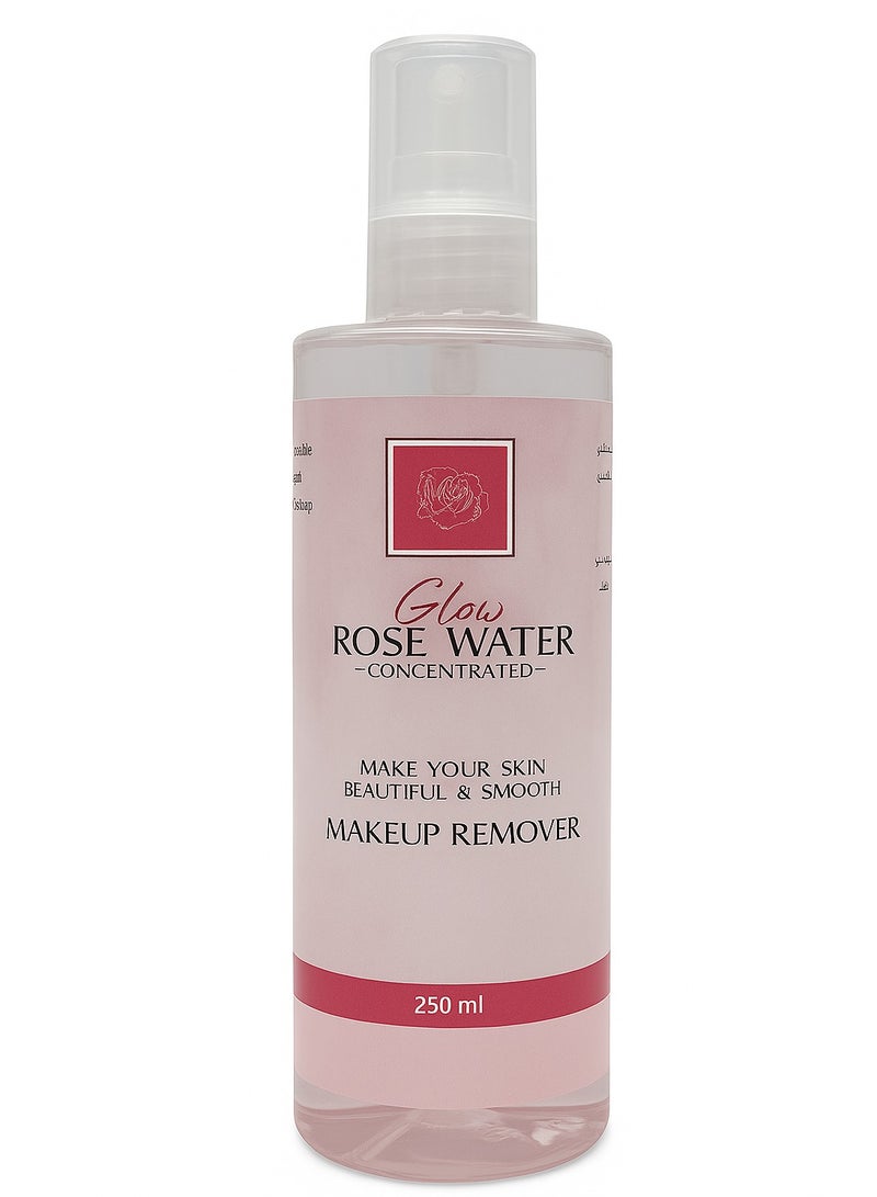 Glow Rose Water Makeup Remover 250ml - Image 1
