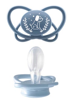 nip Pack Of 2 My Butterfly Soother With Sterilizer Box, Extra Flat Silicone Teat, Breastfeeding Friendly And Orthodontic, Blue, Size 2  - Image 3